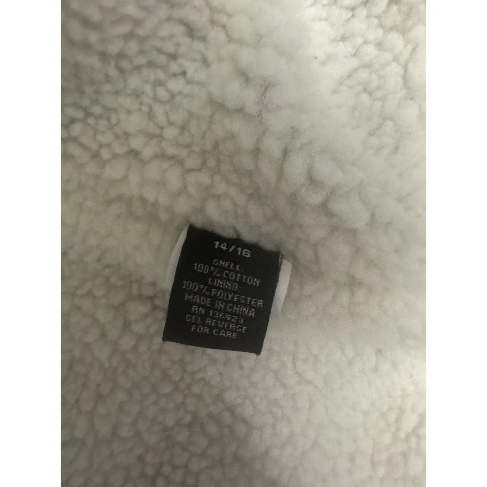Trademark Brooklyn Cloth Brown Corduroy‎ Sherpa Jacket Size 14/16